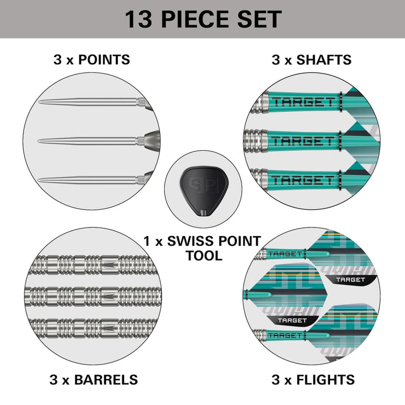 Laden Sie das Bild in Galerie -Viewer, Target Hydro 90% 02 SP Steeltip Darts 2025