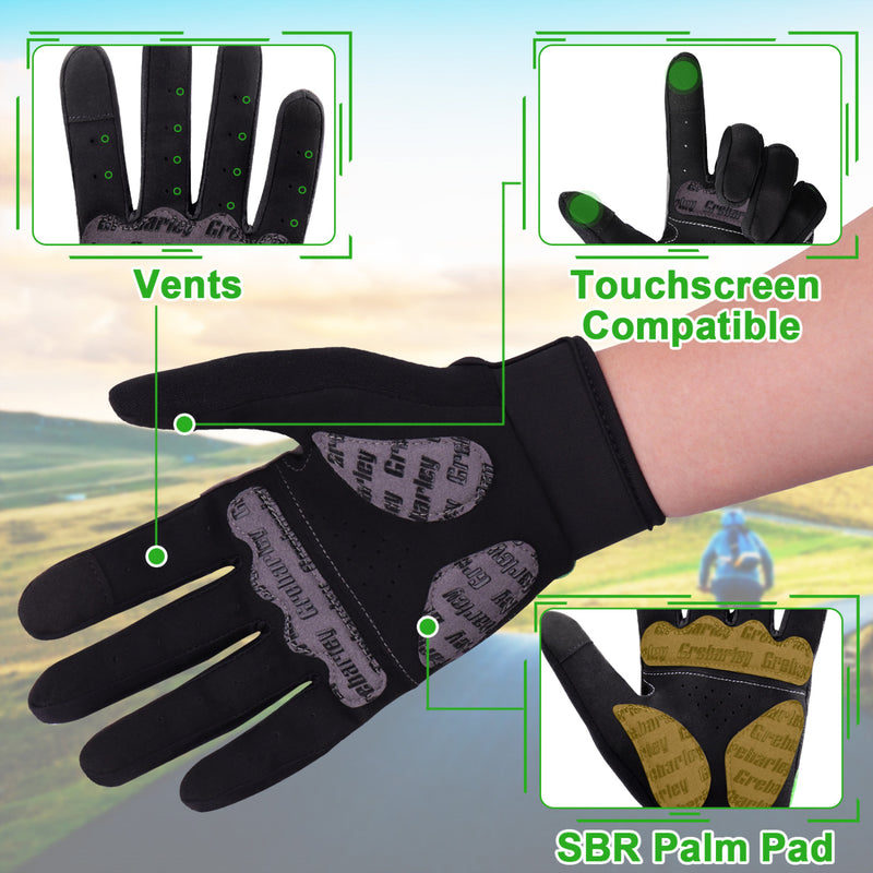 Load image into Gallery viewer, Grebarley cycling gloves full finger