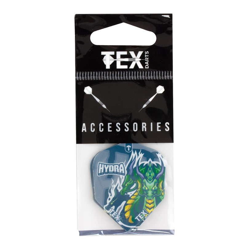 Laden Sie das Bild in Galerie -Viewer, TEX Hydra Standard Dartboard Dart Flights Set of 3