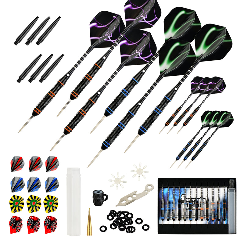Laden Sie das Bild in Galerie -Viewer, Formula Sports Dartpfeil-Set mit Metallspitze, 12 Stück