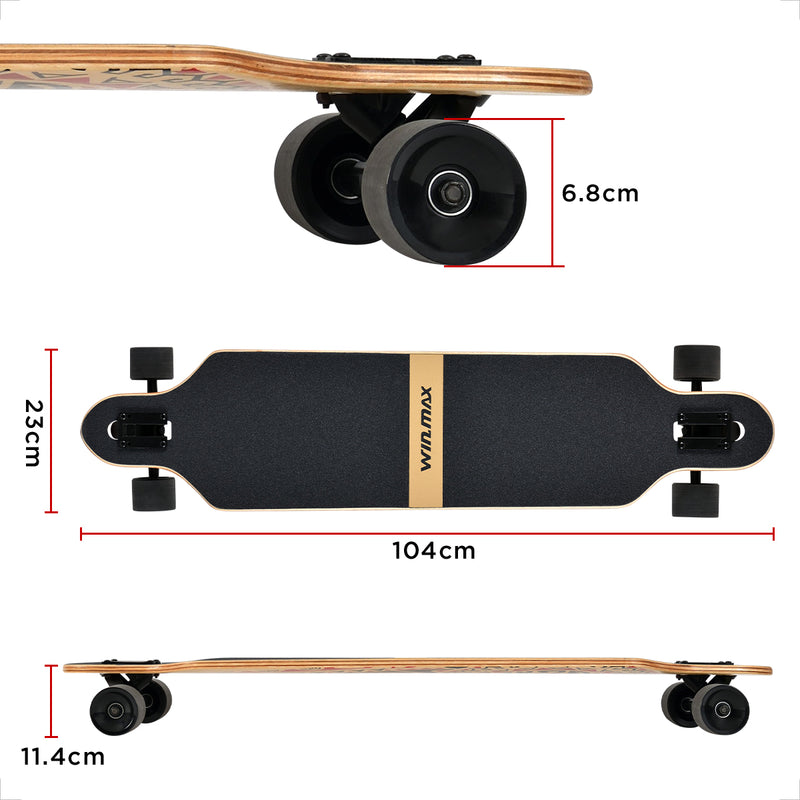 Laden Sie das Bild in Galerie -Viewer, WIN.MAX 41 Zoll Komplett-Skateboard - Totem
