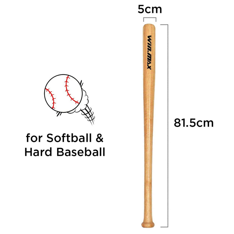 Cargue la imagen en el visor de la galería, Bate de béisbol de madera WIN.MAX 32 pulgadas