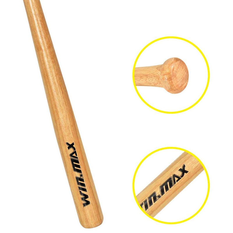 Cargue la imagen en el visor de la galería, Bate de béisbol de madera WIN.MAX 32 pulgadas