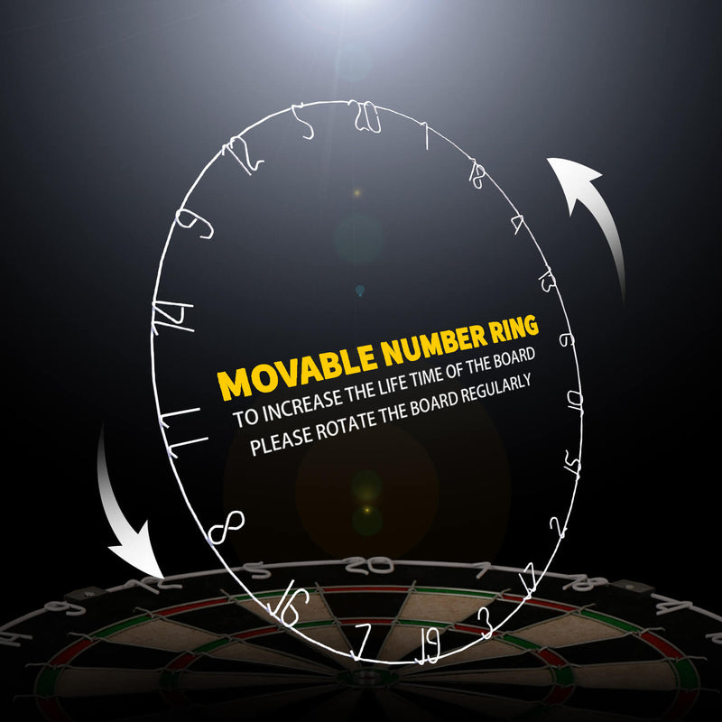 Load image into Gallery viewer, Linkvisions Bullseye Staple Free Dartboard Kits