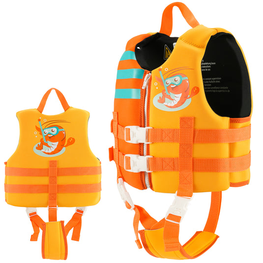 Neopren-Trainingsschwimmweste für Kinder, Lobaster