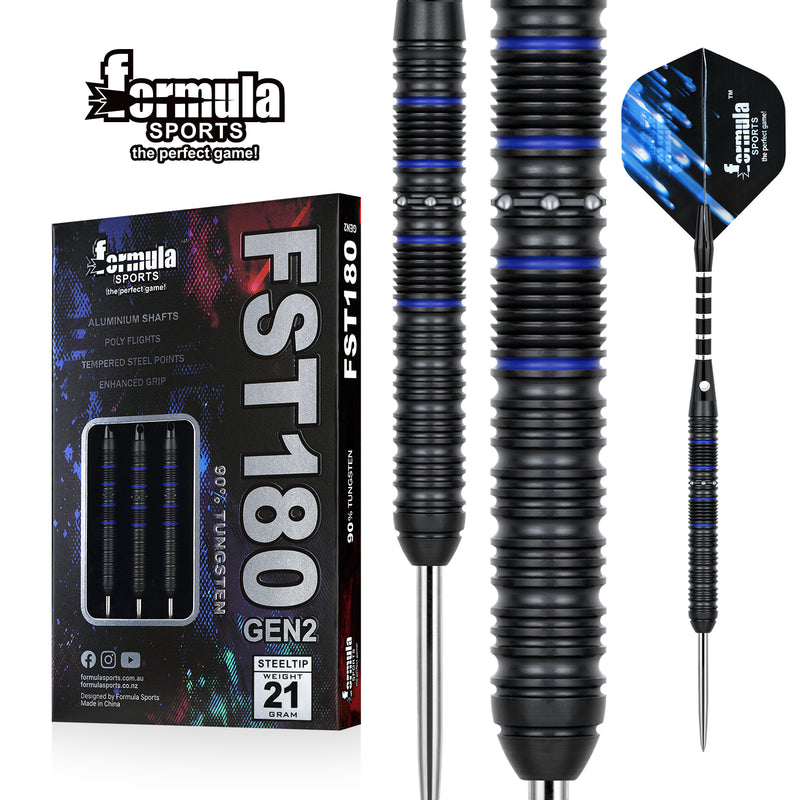 Laden Sie das Bild in Galerie -Viewer, Formula Sports FST180 Gen2 - 90% Tungsten Darts Metal Tip Set