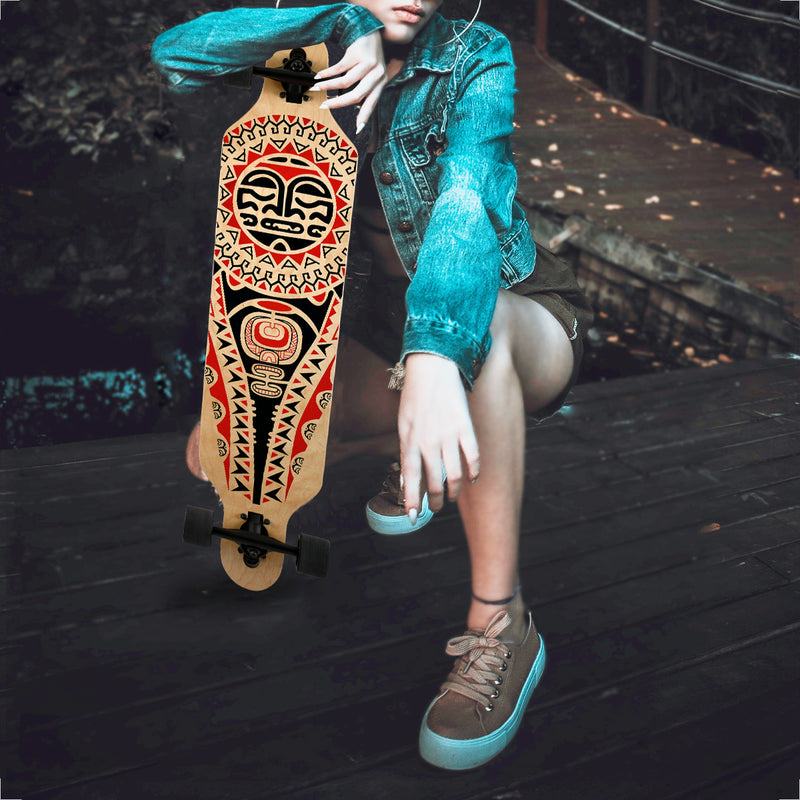 Laden Sie das Bild in Galerie -Viewer, WIN.MAX 41 Zoll Komplett-Skateboard - Totem