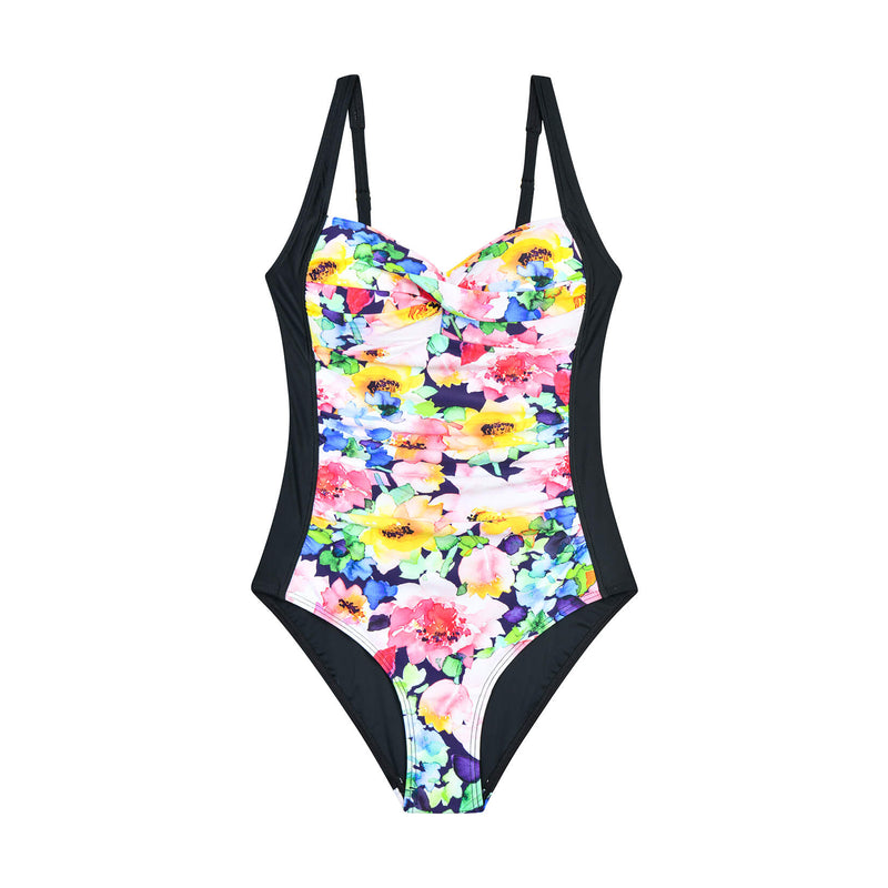 Cargue la imagen en el visor de la galería, Bañador de una pieza floral para mujer.