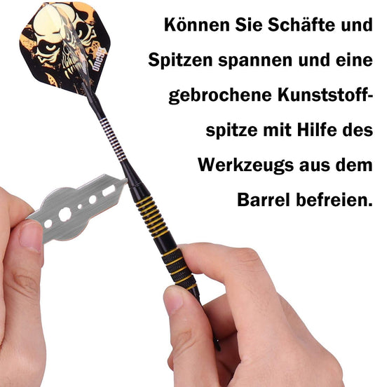 Juego de dardos de punta blanda One80 con accesorios | 12 paquetes