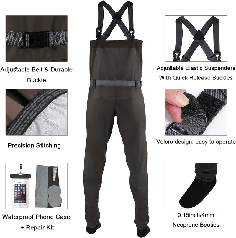 Load image into Gallery viewer, HotSrace waders for fishing