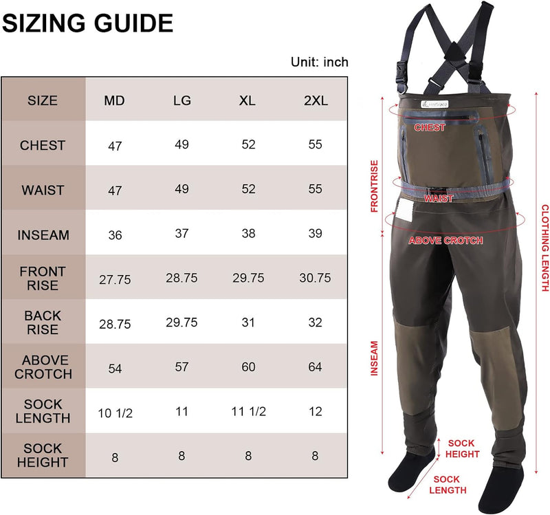 Load image into Gallery viewer, HotSrace waders for fishing