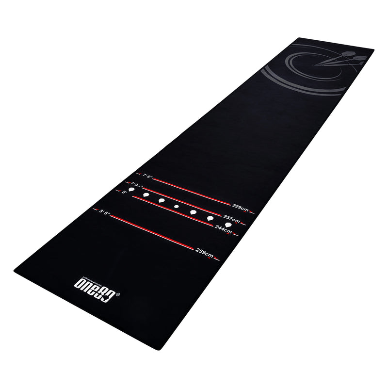 Cargue la imagen en el visor de la galería, Alfombra de dardos One80 con juego de dardos de acero - 3307