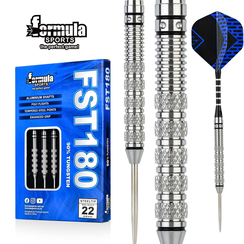 Laden Sie das Bild in Galerie -Viewer, Formula Sports Steel Tip Darts Set - FST180