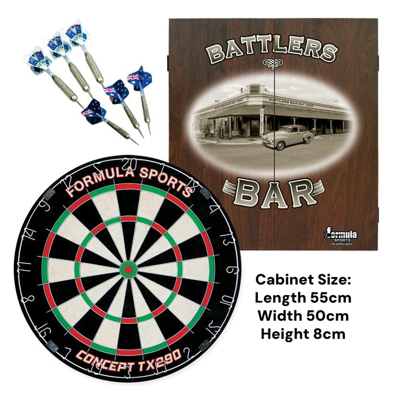 Laden Sie das Bild in Galerie -Viewer, Battlers Bar Cabinet Set