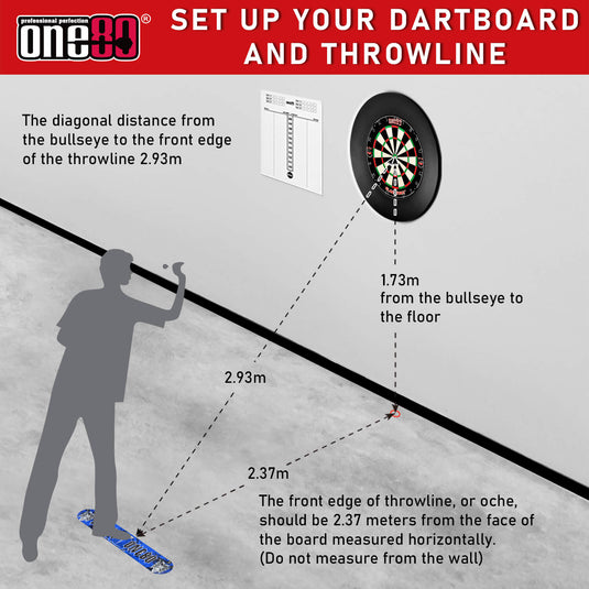 One80 Gladiator II Professional Dartboard kits -4229