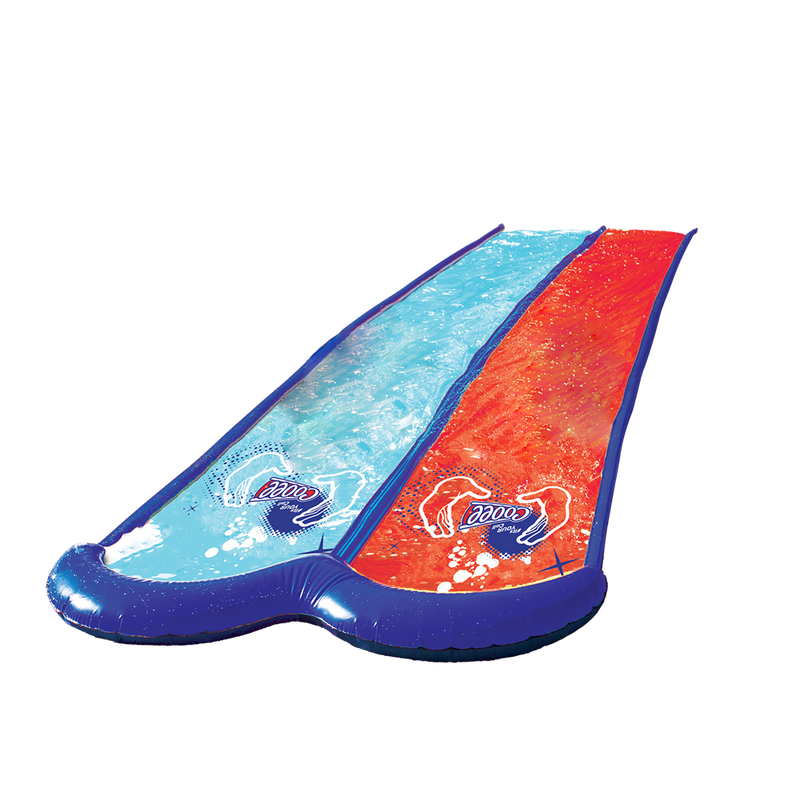 Load image into Gallery viewer, Cooee 750 cm Rutsche und Wasserrutsche mit 2 Bodyboards