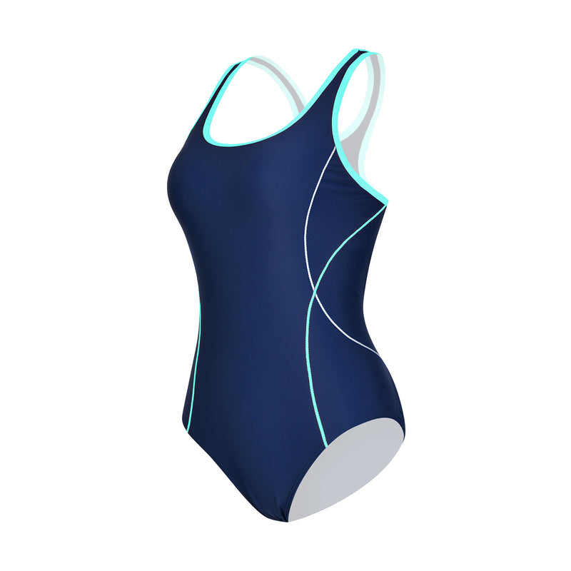 Load image into Gallery viewer, Women's Sports One-Piece Swimsuit Racerback