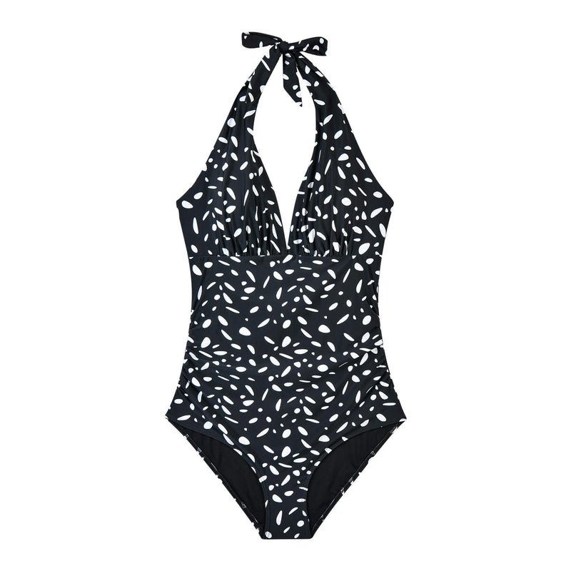 Cargue la imagen en el visor de la galería, Bañador elegante push-up para mujer con volantes