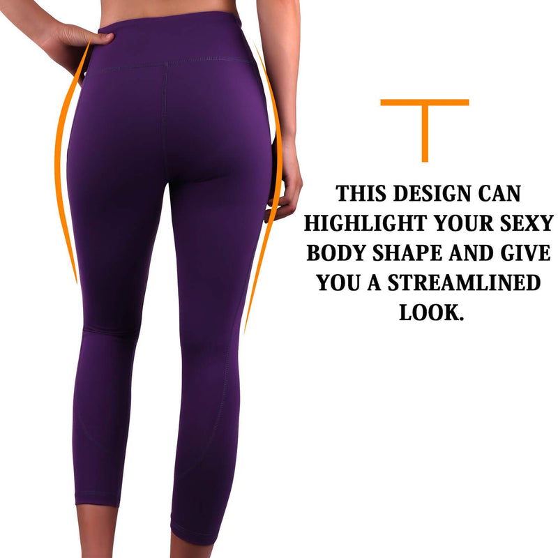 Laden Sie das Bild in Galerie -Viewer, 3/4 Fitness-Leggings mit Handytasche