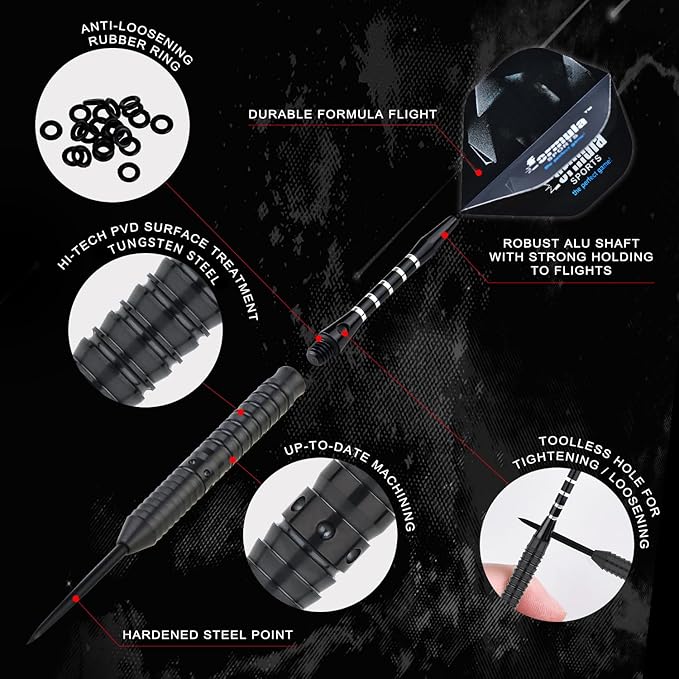 Laden Sie das Bild in Galerie -Viewer, FST180 GEN3 90% Tungsten Darts, 21 g/22 g/23 g/24 g