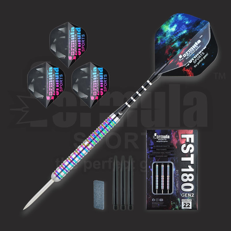 Load image into Gallery viewer, Formula Sports FST180 Gen2, 90% Tungsten Steel Tip Dart Set