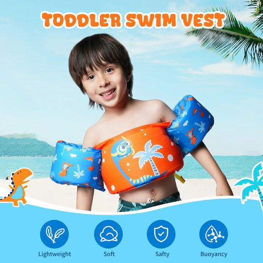 Kinder Schwimmflügel Schwimmweste, 1-3 Jahre 10-19kg