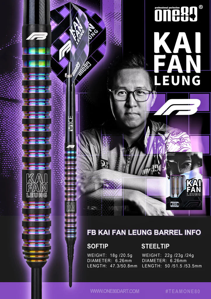 Load image into Gallery viewer, FB Leung V2 Signature Dart Steel Tip