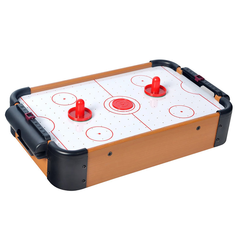 Cargue la imagen en el visor de la galería, Mini mesa de air hockey WIN.MAX con accesorios, 35 largo x 22 ancho x 8 alto centímetros