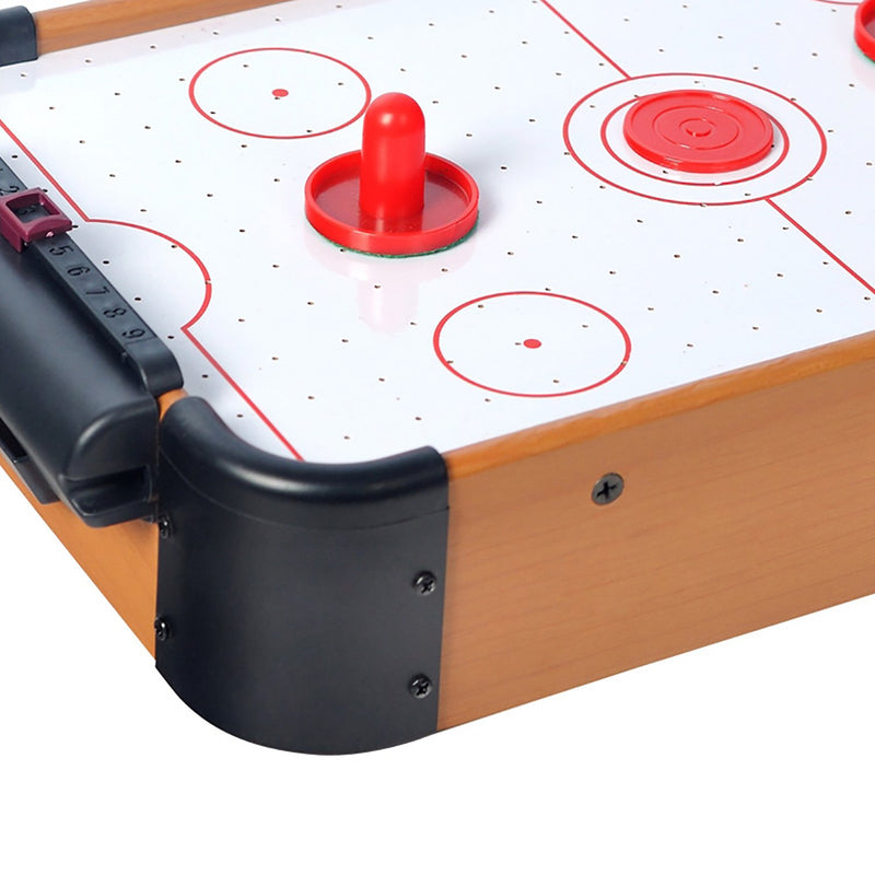 Cargue la imagen en el visor de la galería, Mini mesa de air hockey WIN.MAX con accesorios, 35 largo x 22 ancho x 8 alto centímetros
