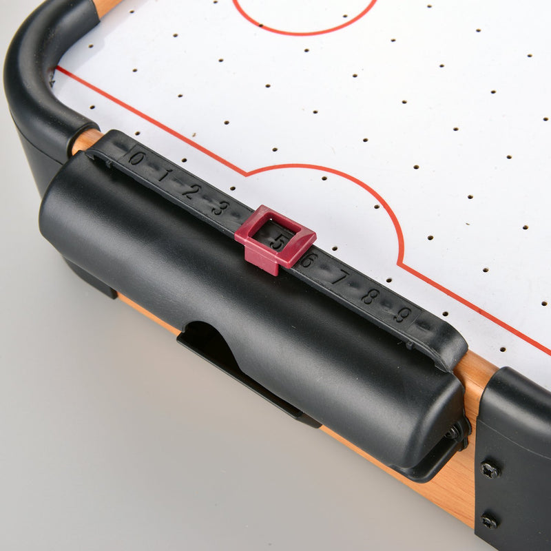 Cargue la imagen en el visor de la galería, Mini mesa de air hockey WIN.MAX con accesorios, 35 largo x 22 ancho x 8 alto centímetros