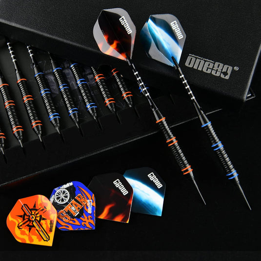 ONE80 Soft Dartpfeile Set für Elektronische Dartscheibe,  12 Stück