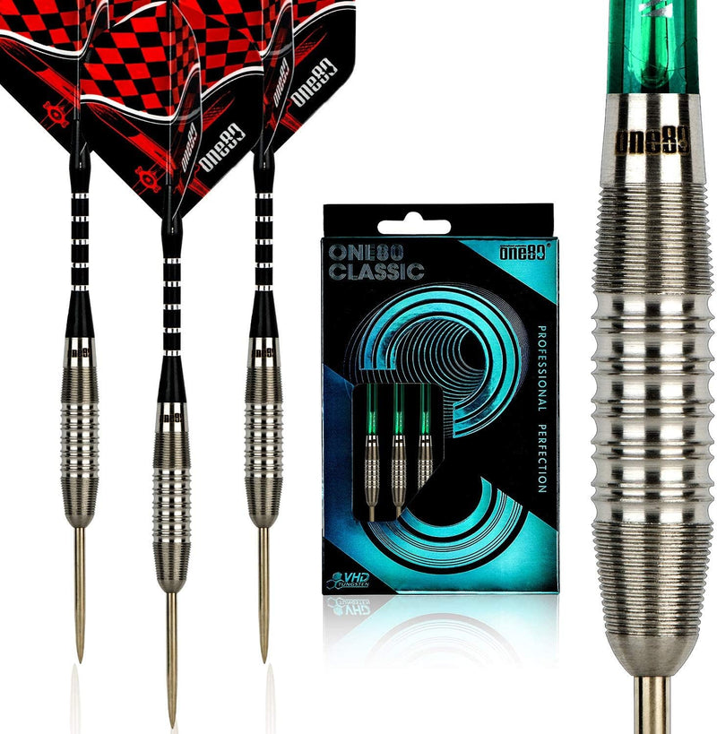 Laden Sie das Bild in Galerie -Viewer, ONE80 Professionelles Steel Darts mit 3 Schäften