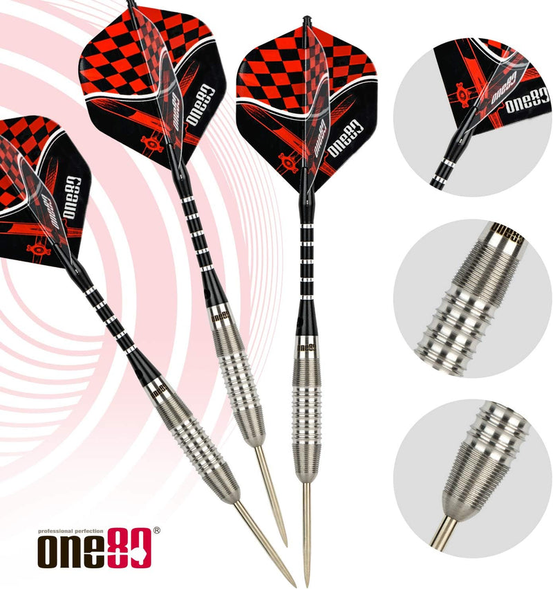 Laden Sie das Bild in Galerie -Viewer, ONE80 Professionelles Steel Darts mit 3 Schäften