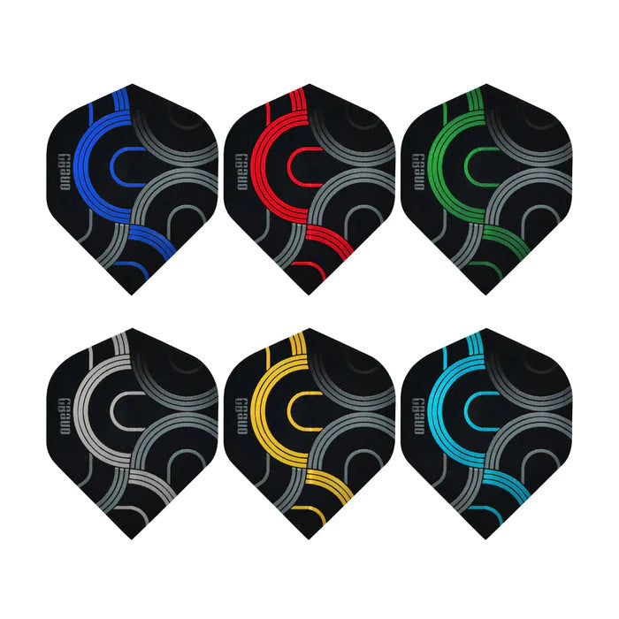 Cargue la imagen en el visor de la galería, Plumas de dardos estándar One80 Circut