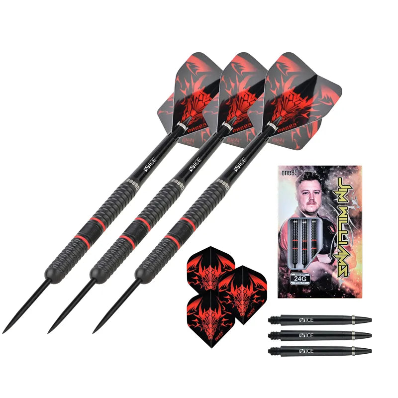 Laden Sie das Bild in Galerie -Viewer, One80 Jim Williams Signature Dart HD Steel Tip