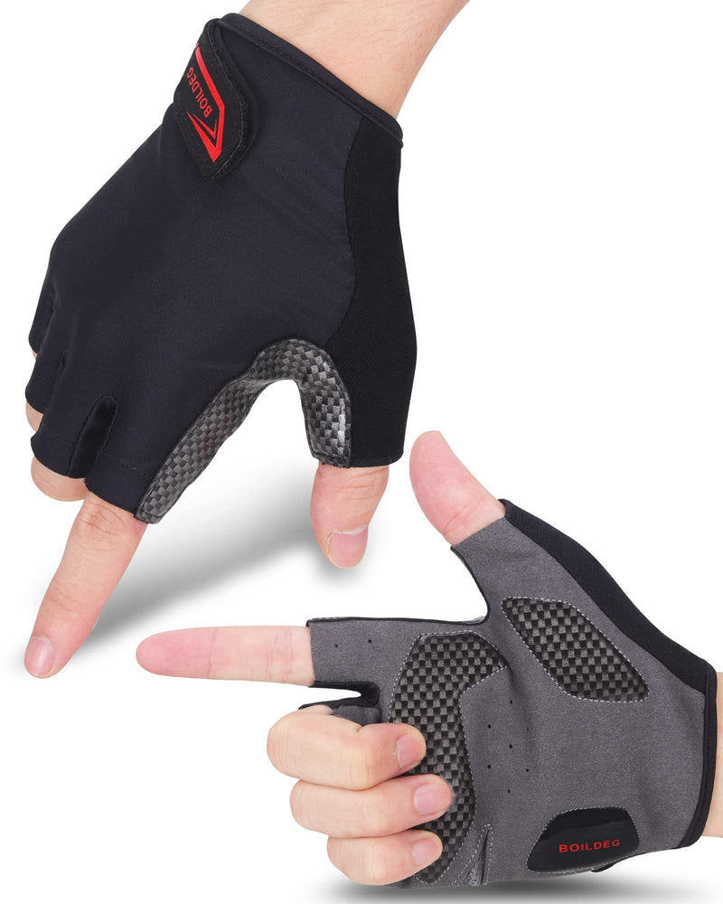 Load image into Gallery viewer, BOILDEG Breathable Half Finger Cycling Gloves