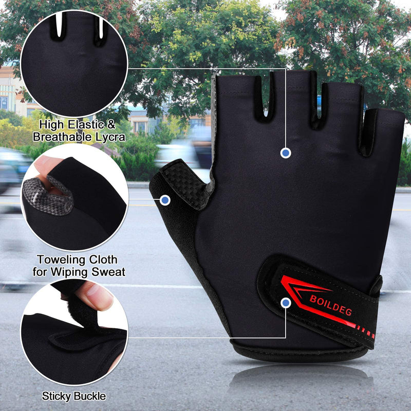Load image into Gallery viewer, BOILDEG Breathable Half Finger Cycling Gloves