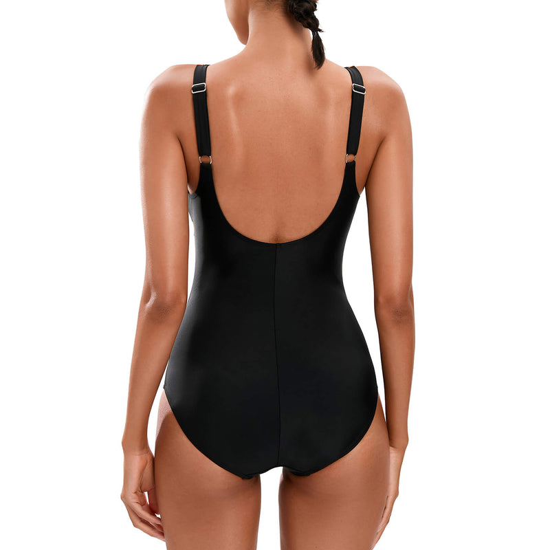 Cargue la imagen en el visor de la galería, Bañador deportivo para mujer con espalda en U