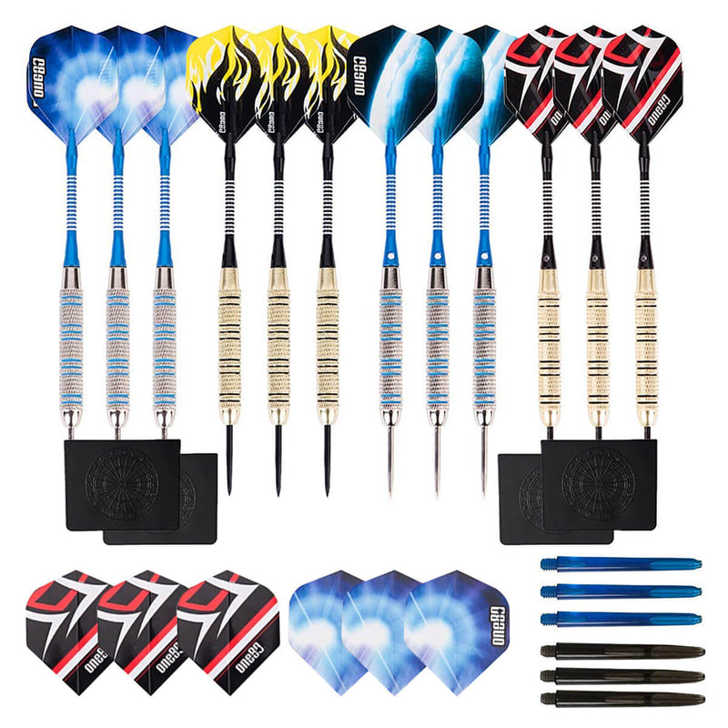 Load image into Gallery viewer, One80 Professional Steel Tips Dart Set | 12 Pack