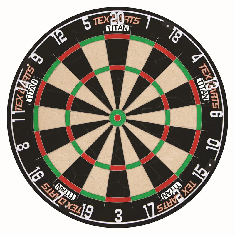 Laden Sie das Bild in Galerie -Viewer, TEX Titan Dartboard White Number Ring Zahlenring