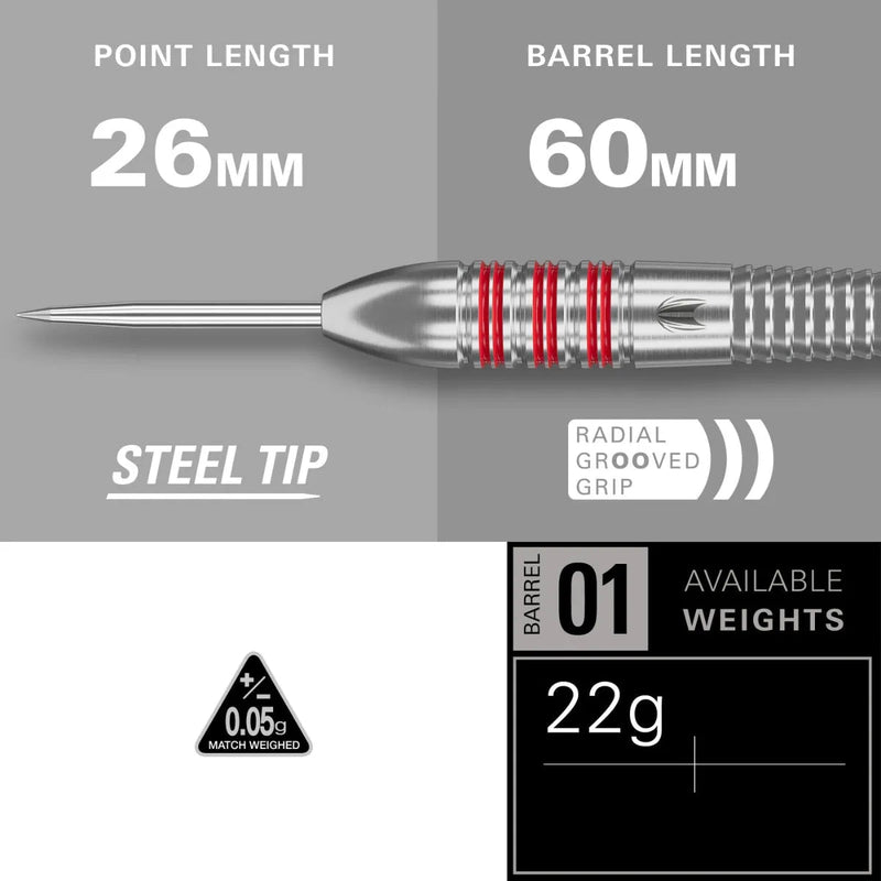 Laden Sie das Bild in Galerie -Viewer, Nathan Aspinall Brass Steel Tip Darts 2025