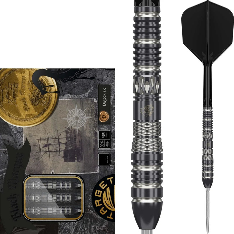 Laden Sie das Bild in Galerie -Viewer, Target Japan Black Marque Dragon 3.0 SP 90% Tungsten Steeldarts
