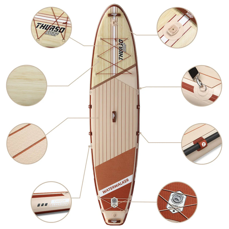 Cargue la imagen en el visor de la galería, Waterwalker 132 11′ All-around SUP - Crimson