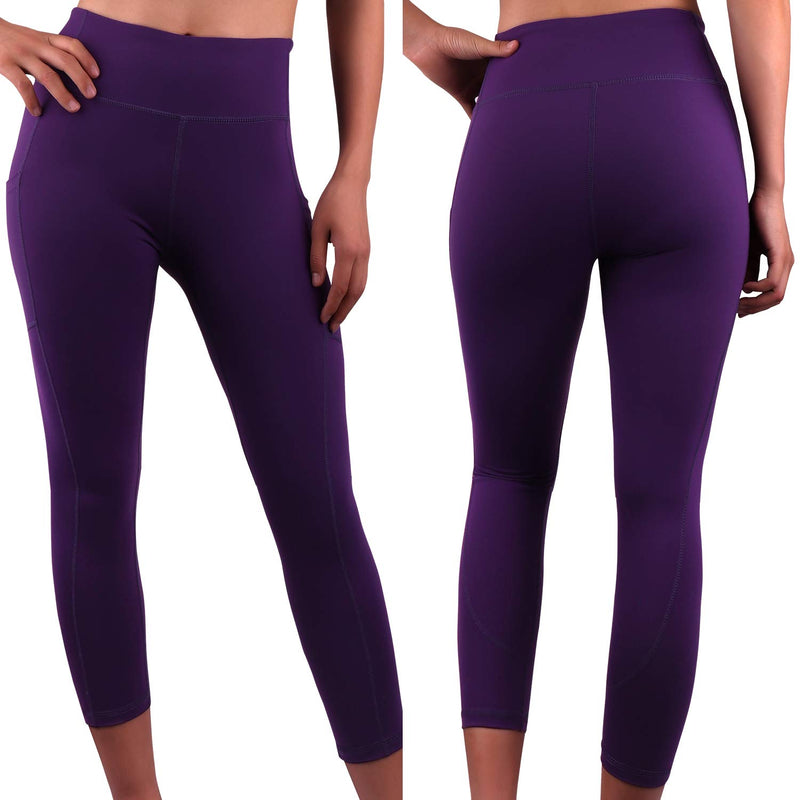 Laden Sie das Bild in Galerie -Viewer, 3/4 Fitness-Leggings mit Handytasche