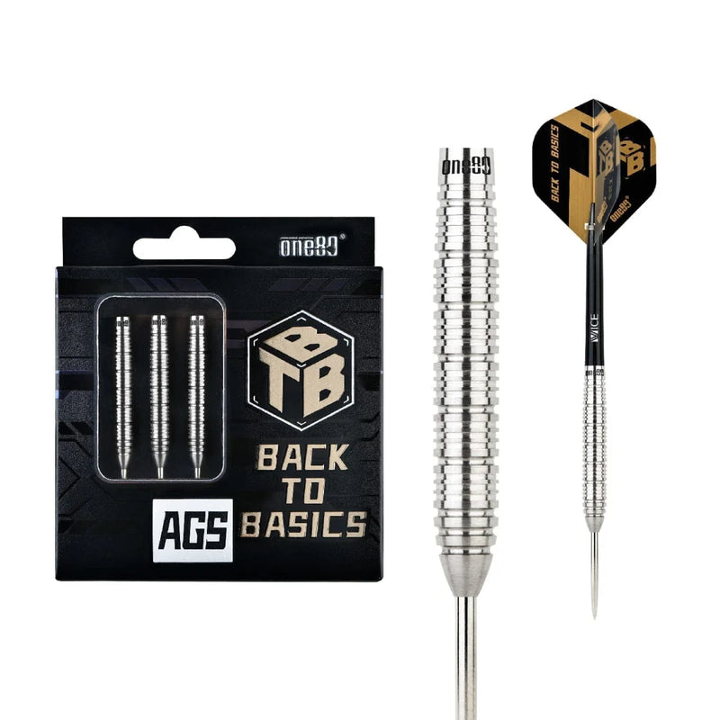 Laden Sie das Bild in Galerie -Viewer, One80 Back to Basics AGS Steel Tip