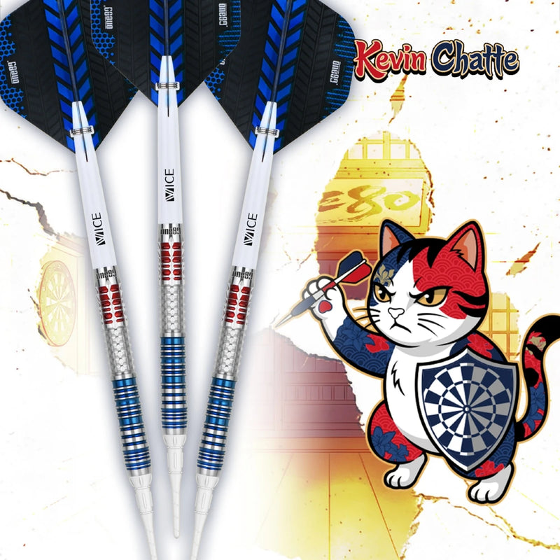 Cargue la imagen en el visor de la galería, One80 Kevin Chatte Signature Dart Softip 18g