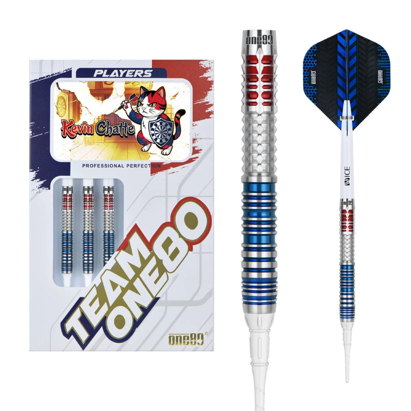 Cargue la imagen en el visor de la galería, One80 Kevin Chatte Signature Dart Softip 18g