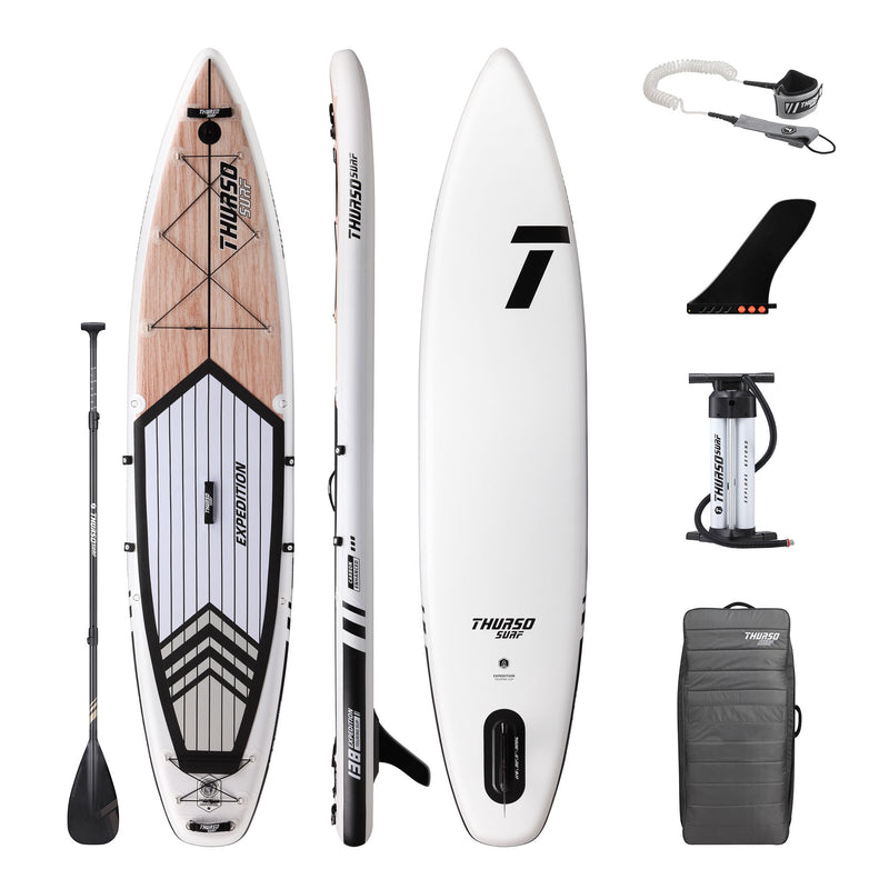 Cargue la imagen en el visor de la galería, stand up paddle board expedition 138 package thurso surf