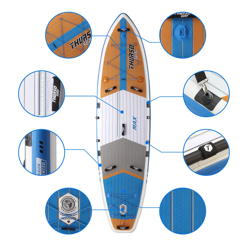 Cargue la imagen en el visor de la galería, stand up paddle board max 138 feature thurso surf