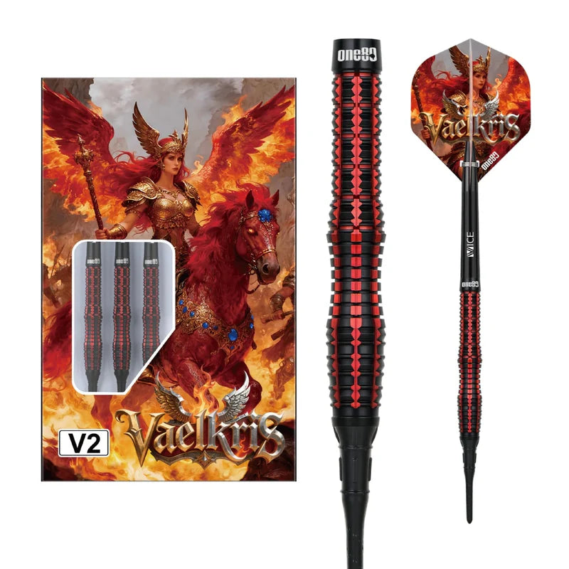 Laden Sie das Bild in Galerie -Viewer, One80 Vaelkris V02 90% Tungsten Softip Dart